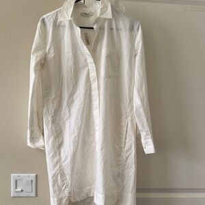 Madewell White Midi Dress